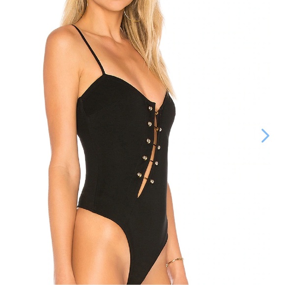 H:ours Mari Bodysuit in Black, Size: XL - Picture 5 of 9